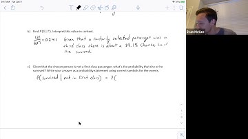 5.3: Conditional Probabilities and Independence (Part 1)