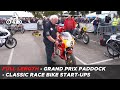 Gp paddock at the classic motorcycle mechanics show stafford 2022  full length