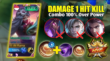 WTF DAMAGE !! You Must Try This Best Combo | Luo Yi Top 1 Global 2022 - Mobile Legends