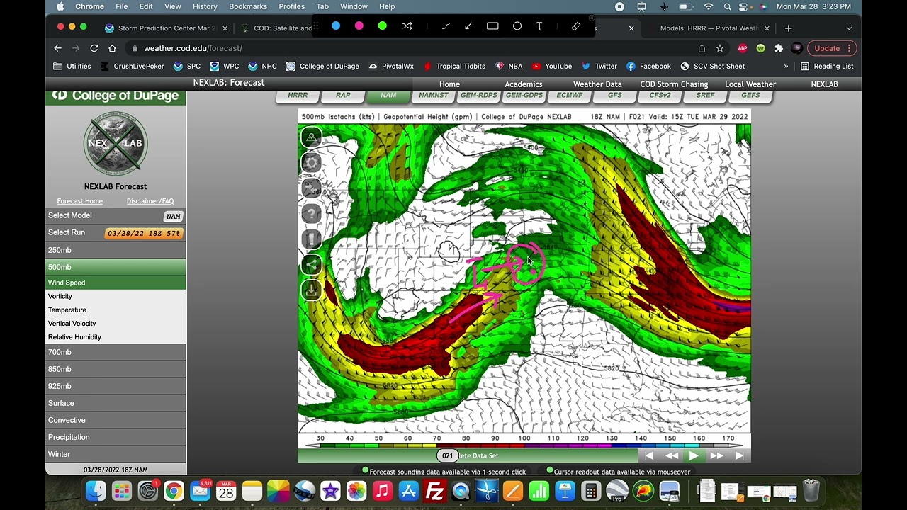 Multi-Day Severe Weather Threat for the Central/Southern US (Forecast Discussion) - 3/28/2022