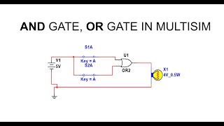 Celebrity OR & AND gates in multisim || Simulation Wealth
