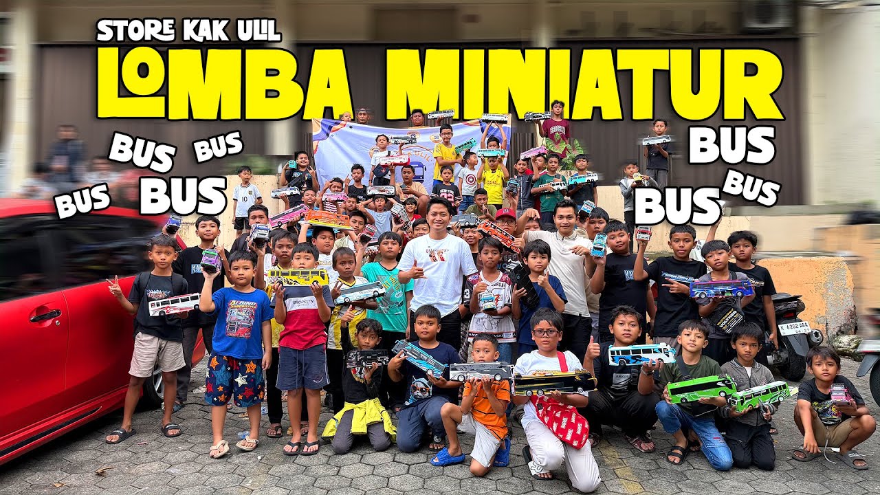 LOMBA MINIATUR BUS 😍 SIAPA YANG KANGEN??