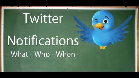 Twitter Notifications