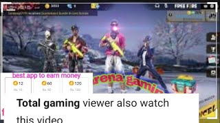 Earn money for top up best app in free fire  #newarrivalgaming screenshot 1