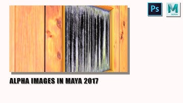 Use Alpha images to create Grungy windows, Grass, Leaves etc ( Maya 2017 )