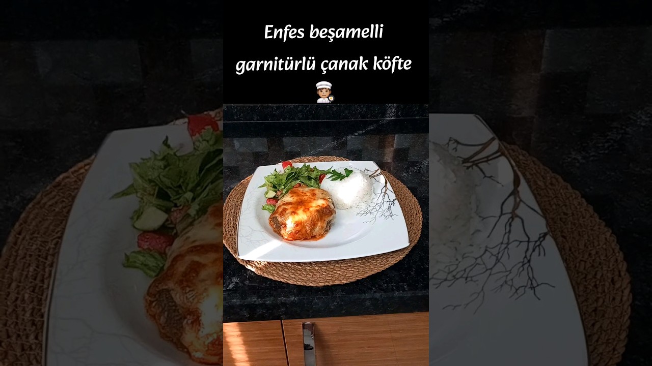 Beşamelli garnitürlü çanak köfte ????????‍???? #pratiktarifler #yemektarifleri #food #yemek #tarif #cooking