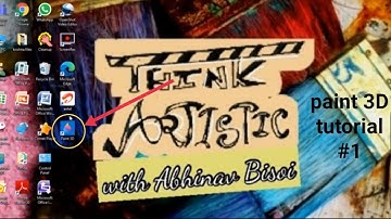 How to use PAINT 3D tutorial #1