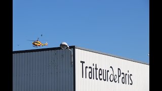 Important dispositif de secours après une explosion à l'entreprise Traiteur de Paris, à Epreville