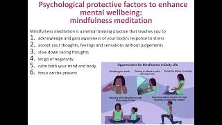 Mindfulness meditation - VCE Psychology U4 AOS 2