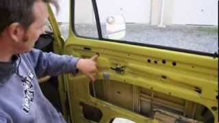 how to change ¼ light window on VW camper  woolies workshop