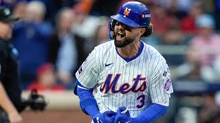 Jesse Winker DEMOLISHES a home run to the second deck! (Mets rolling in NLDS Game 3!)