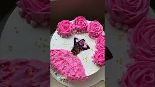 Princess 😍 #cake #cakelover #cakeshorts #recipe #themecake #princesscake #sticker #princess #yummy