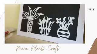 Craft with ZEO Episode 1: How to start papercutting? | Mini Plants | Paper Craft DIY screenshot 2