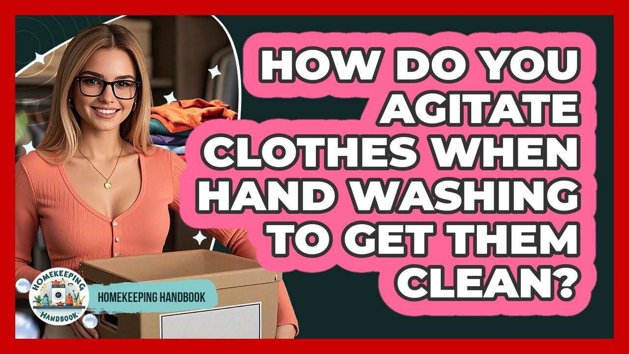 How Do You Agitate Clothes When Hand Washing To Get Them Clean? - Homekeeping Handbook