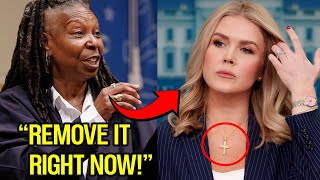 Whoopi Goldberg LAUGHS at Karoline Leavitt's Faith – But This Leaves Her Absolutely Speechless! - YouTube