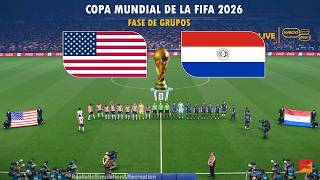 Estados Unidos vs Paraguay  Copa Mundial de la FIFA 2026 Gru