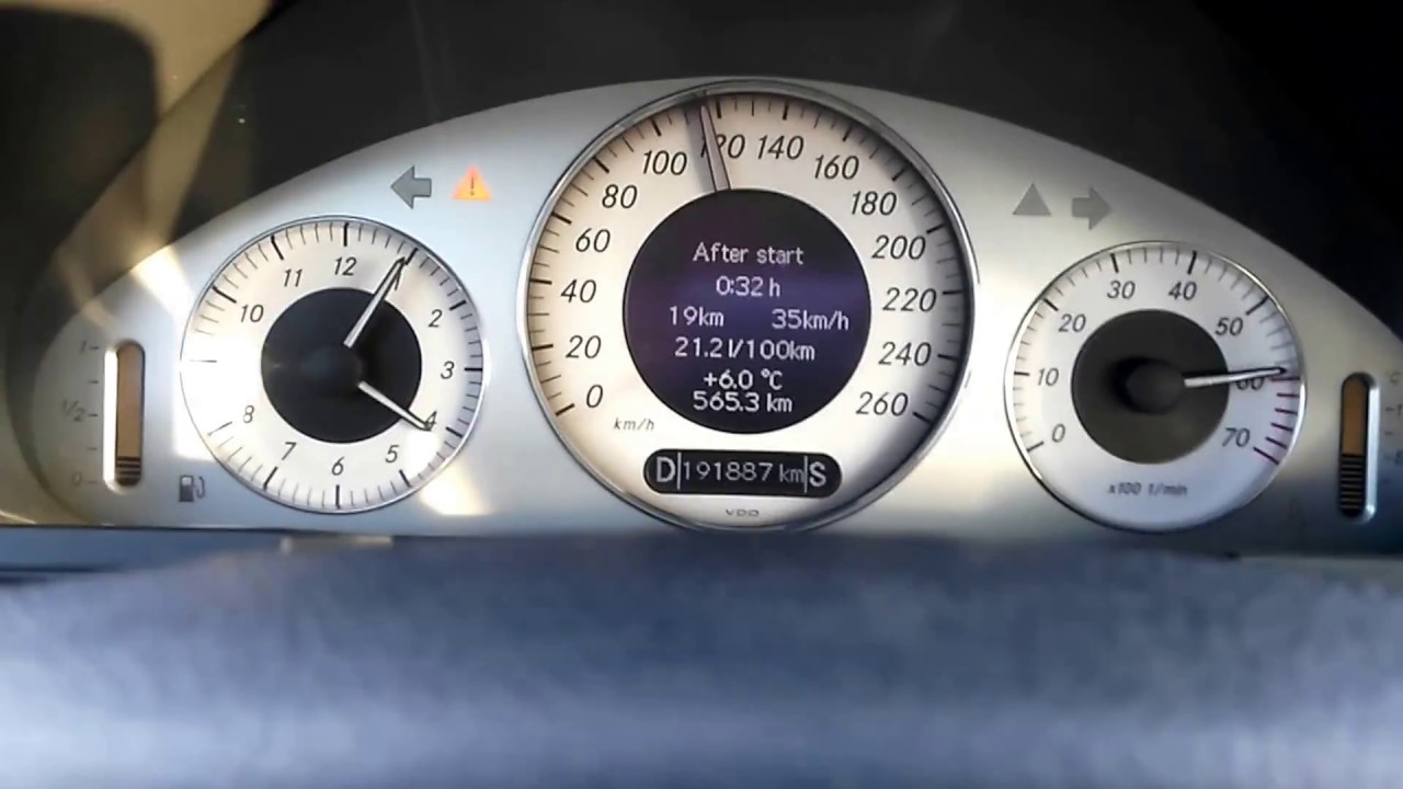 MercedesBenz w211 E500 acceleration YouTube