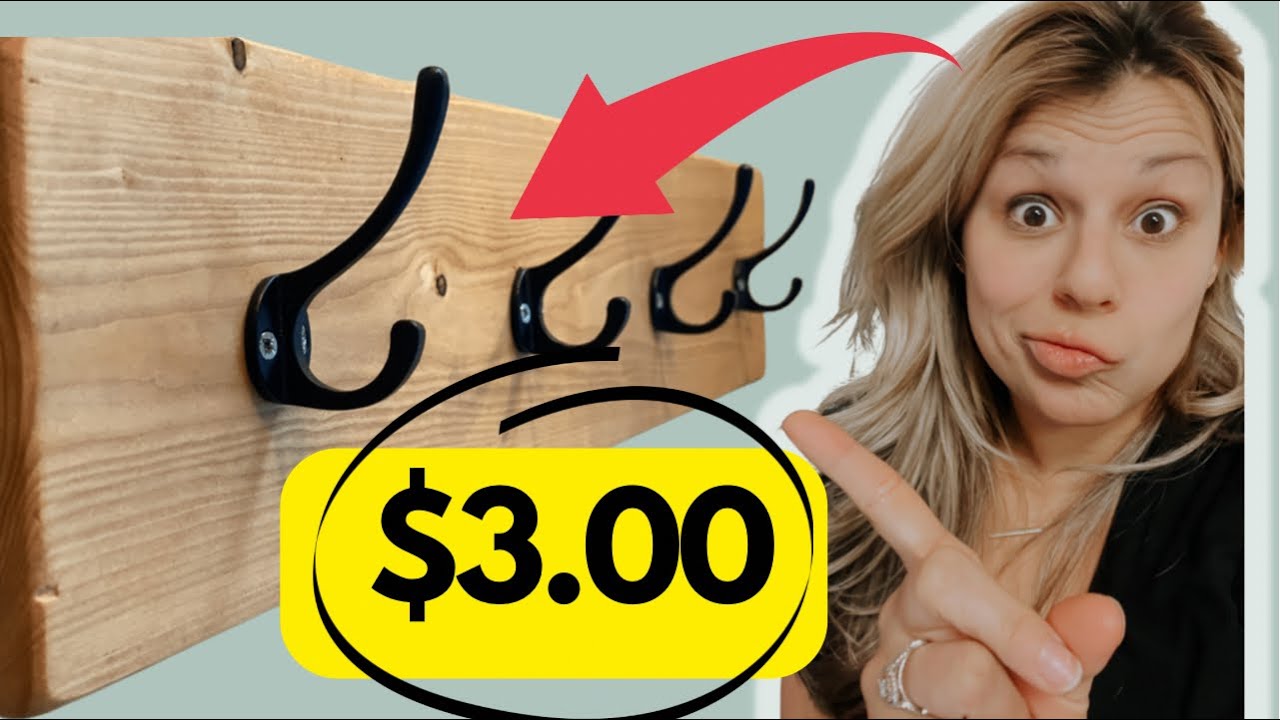 Key Rack for Wall, How to Build your own Modern Key hook EASY! - YouTube