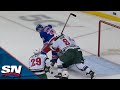 Chris Kreider Picks Up Rebound And Goes Between The Legs For Beauty Goal vs. Minnesota Wild