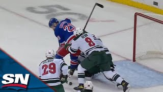 : Chris Kreider Picks Up Rebound And Goes Between The Legs For Beauty Goal vs. Minnesota Wild