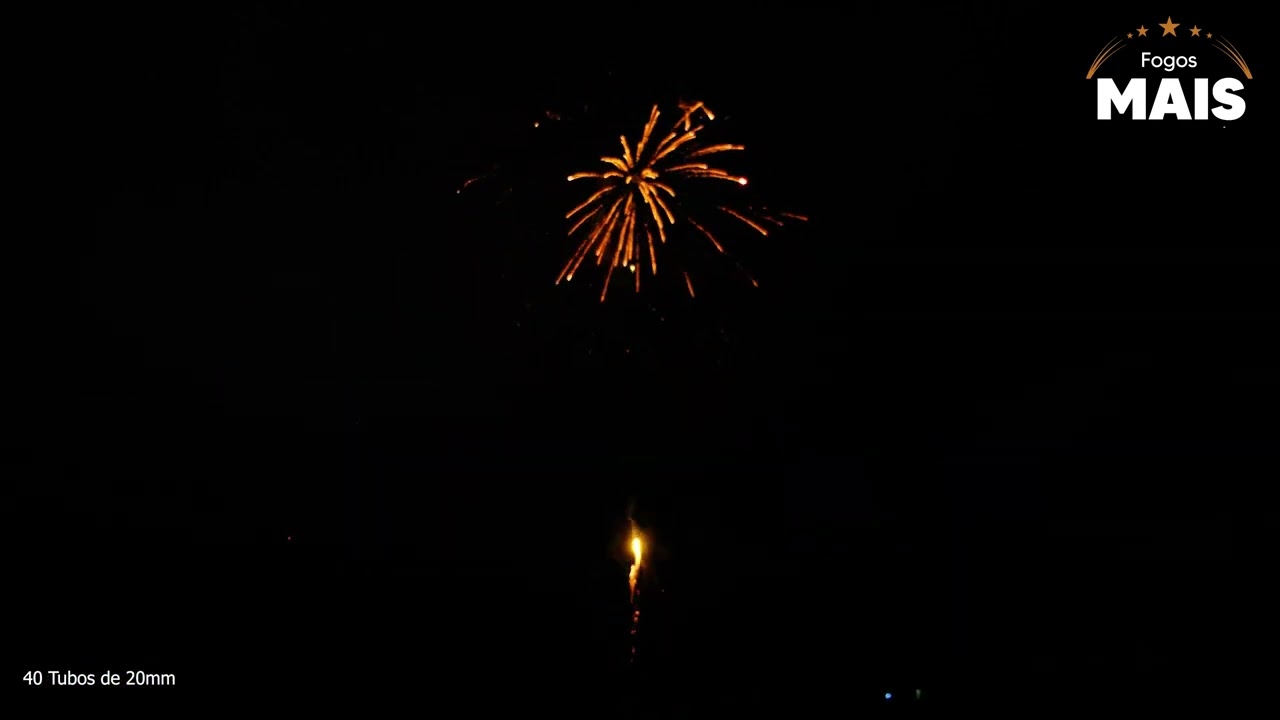 Torta Spartan - 40 tubos 20mm - Fogos Mais