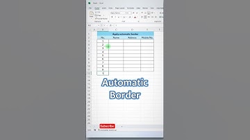 Auto Borders in Excel? 🤯 Learn how to apply borders instantly with Conditional Formatting