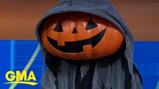 8-foot-tall ‘Lewis’ Halloween decoration goes viral l GMA