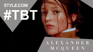 Alexander McQueen’s Spring '99 Show Feat. Shalom Harlow - #TBT With Tim Blanks - Style.com