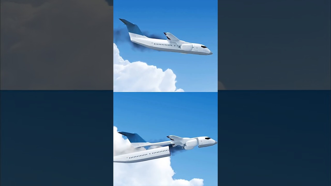 This Plane Can Detach Its Cabin to Save Passengers in a Crash 😱✈️ #aviation #titanic #msfs2020
