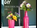 Vídeo: Garrafinhas Coloridas para Flores.