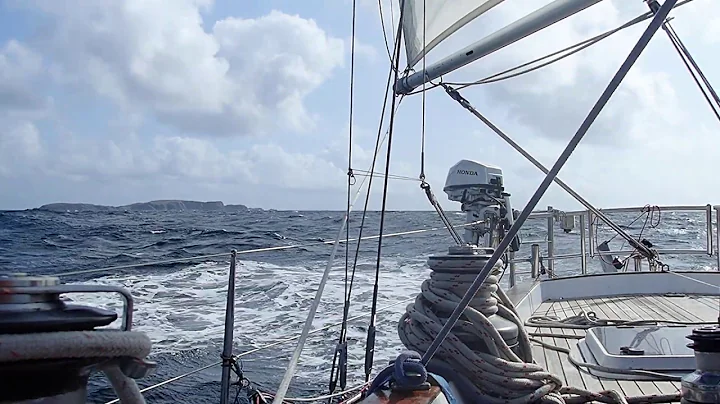 Sailing off the coast of Ireland