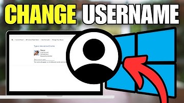 How To Change Username in Windows 11 Laptop/PC