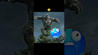 King Kong fire 🔥 rocket 🤣 #youtube #kingkong #ai #hulk #viral #viral #trending