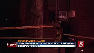 Two people injured in North Nashville shooting
