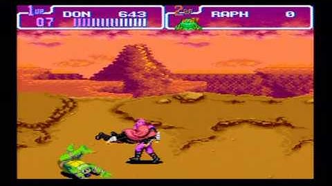 TMNT IV: Turtles in Time(Snes) part 2