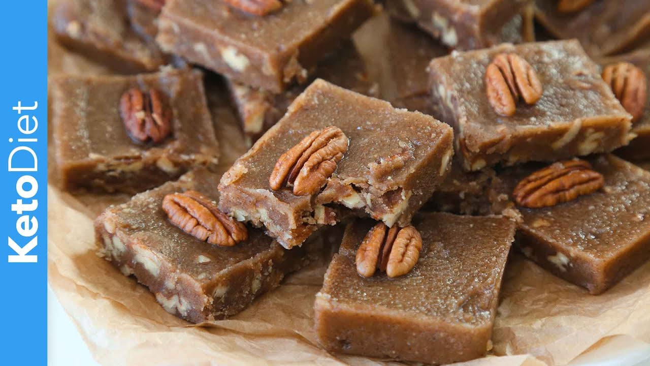 Keto Maple and Pecan Fudge Fat Bombs YouTube