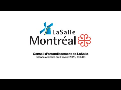 2023-02-06 Conseil d'arrondissement de LaSalle, lundi 6 février, 19 h 00