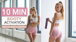 10 MIN BOOTY ACTIVATION - to grow your glutes / optional: Resistance Band I Pamela Reif