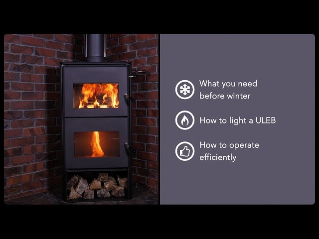 How to use an ultra-low emission wood burner - YouTube