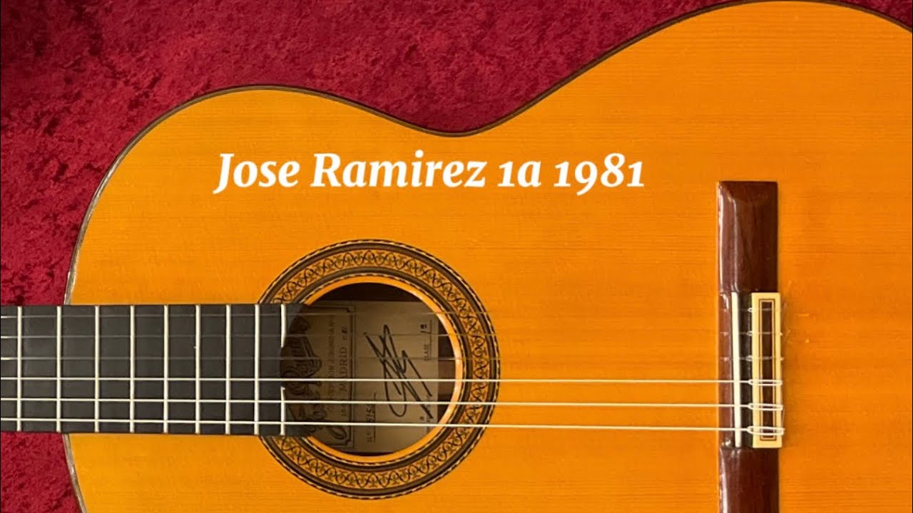 ホセ・ラミレス Jose Ramirez 1a 1981年製 アラビア風奇想曲（タレガ 
