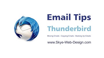 Moving Emails | Backing Up Emails | Thunderbird