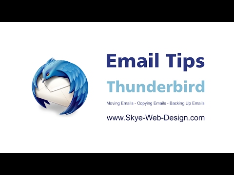 Moving Emails | Backing Up Emails | Thunderbird