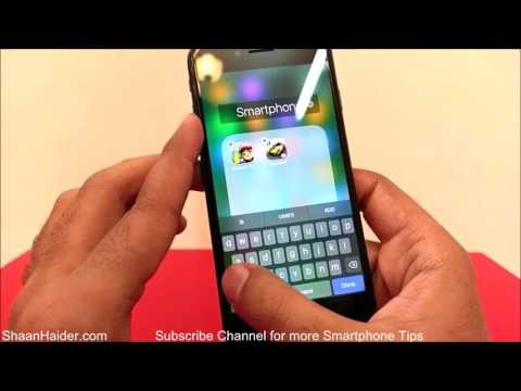 How to Create Folders on Apple iPhone 7, 7 Plus, 6S, 6S Plus or ANY iPhone