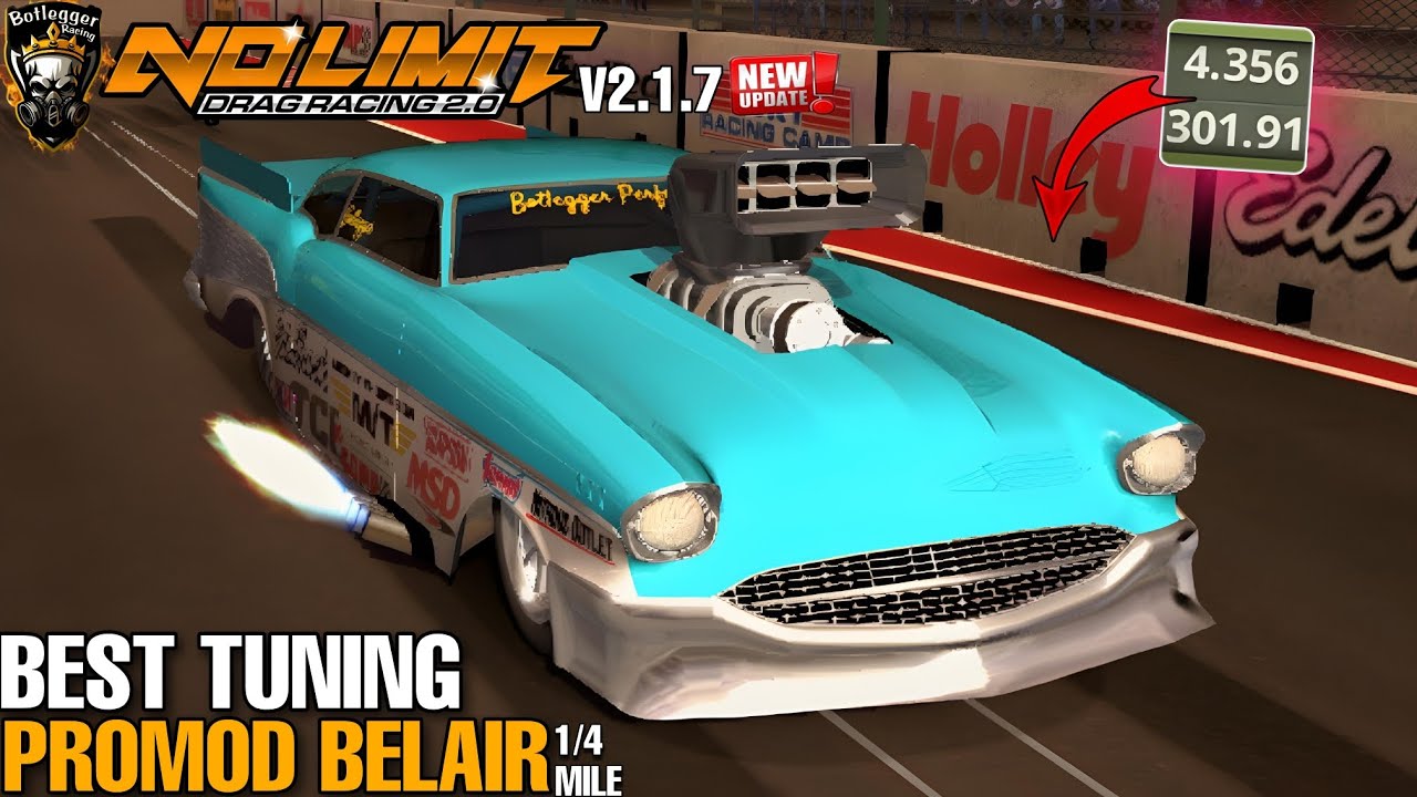 Fastest Promod Belair tuning 4.3 second in 1/4 Mile no limit drag racing 2 V2.1.7