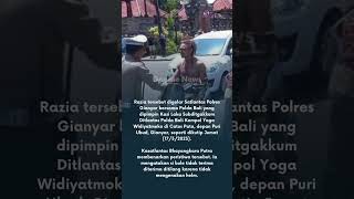 Tak Pakai Helm di Jalan Raya Bali, Bule AS Ngamuk Disetop Saat Razia #shorts #bali #buledibali