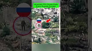 Ukrainian FPV Drone Ends Every Russian Escape | Combat Footage Ukrainian FPV Drone Ends Every Russian Escape | Combat Footage