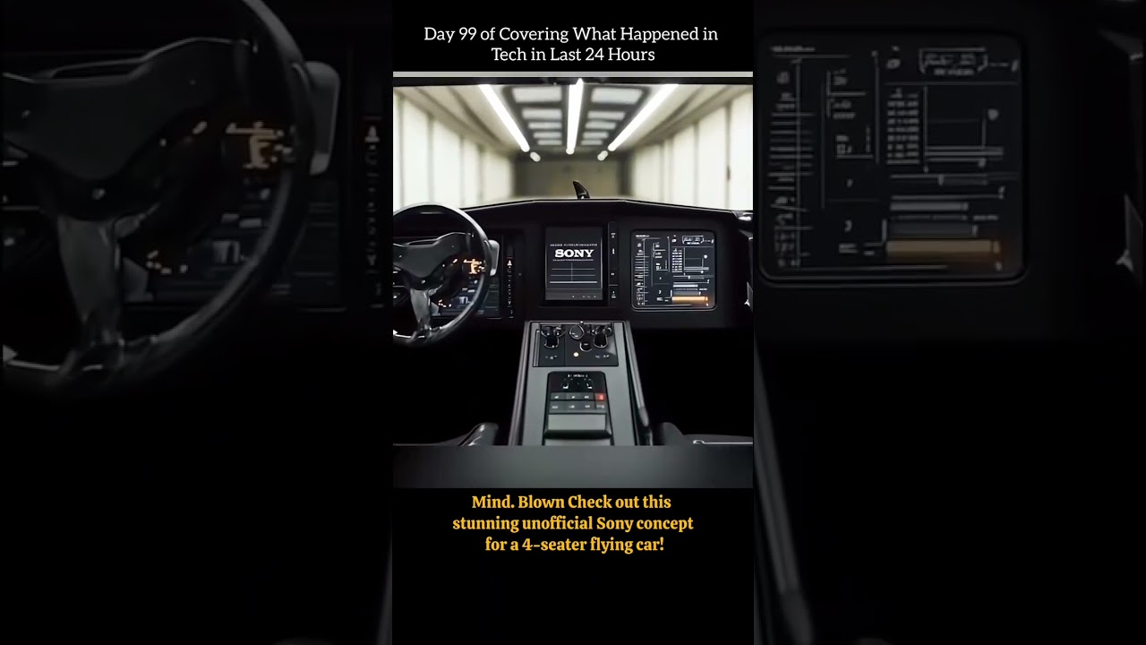 Sony Concept Car The sleek design is giving us serious futuristic vibes & technology 