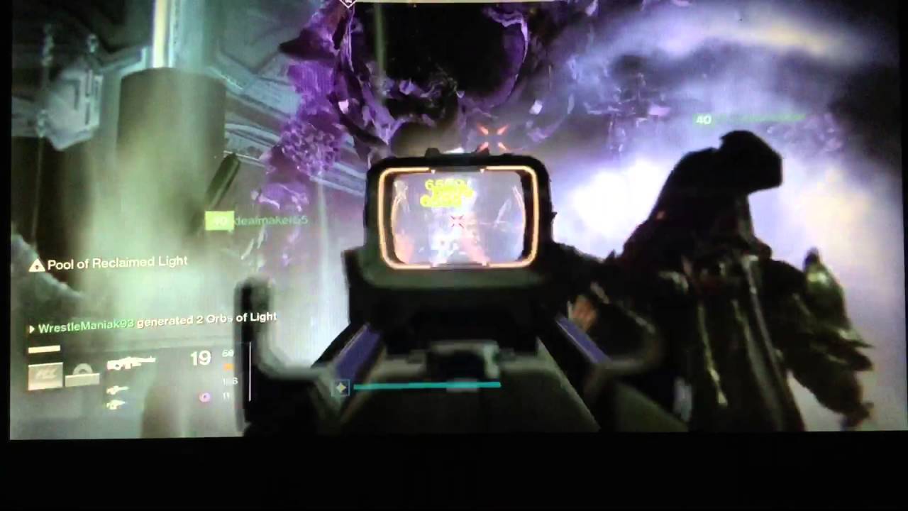 Destiny on  light level  290