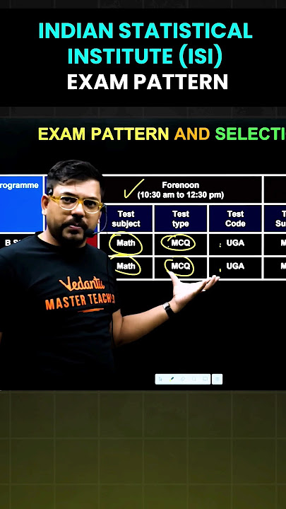 ISI Exam Pattern and Selection😍😍#isi #isiexam #exampattern #statistics #indianstatisticalinstitute