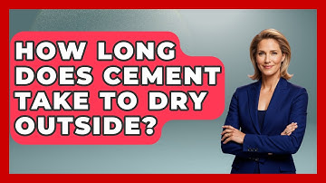 How Long Does Cement Take To Dry Outside? - Civil Engineering Explained